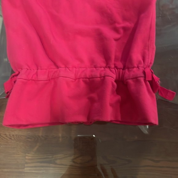 Ralph Lauren size 4t pink with blue strip hooded zip up sweatshirt - Picture 6 of 6